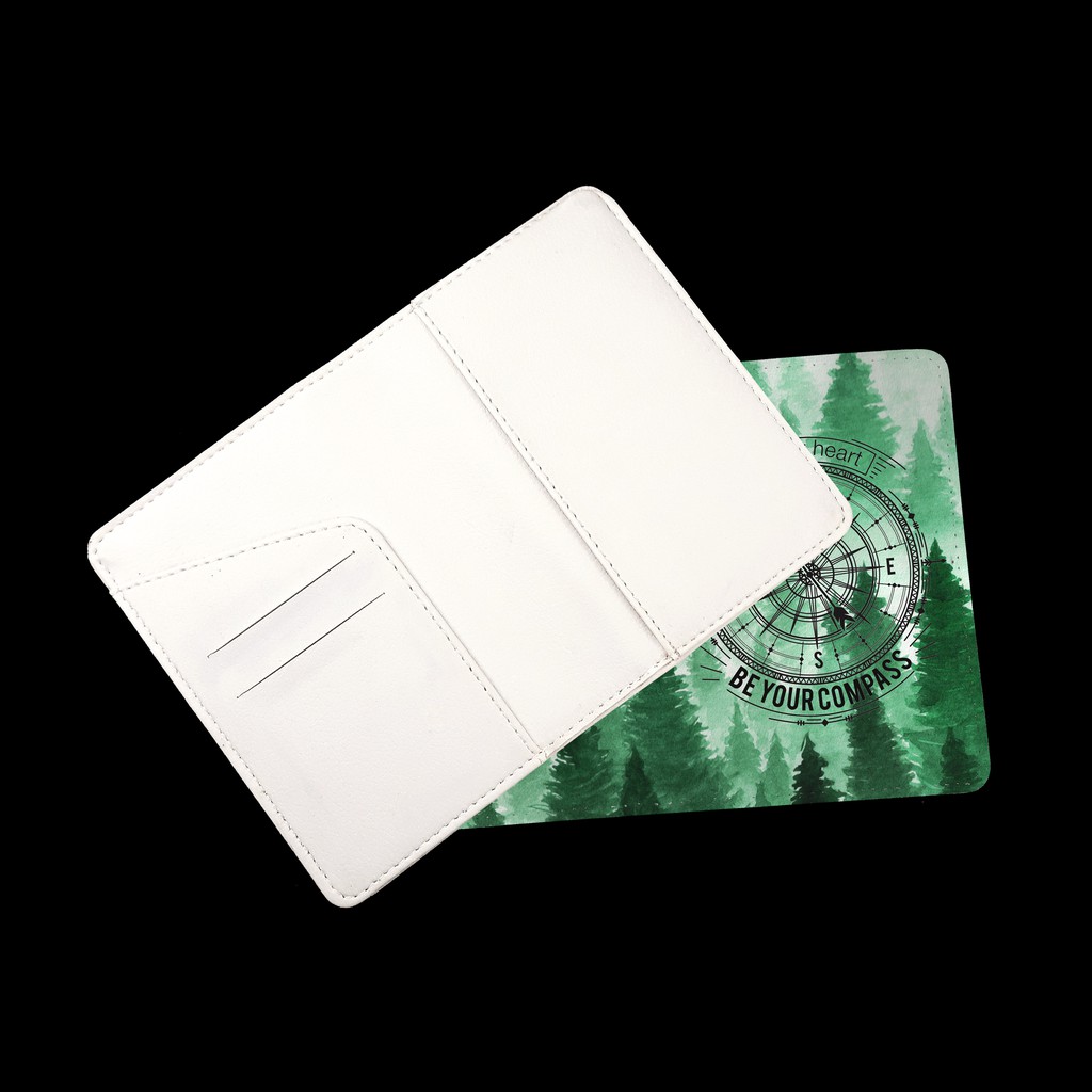 Ví Đựng Passport Cover BE YOUR COMPASS - Bao Da Hộ Chiếu Du Lịch Thiết Kế Đơn Giản Tinh Tế Sắc Nét Nghệ Thuật - ATPP068