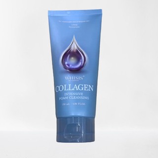 WHISIS Collagen Intensive Foam Cleansing tuýp 120ml sữa rửa mặt chuyên sâu cung cấp Collagen chống lão hóa da
