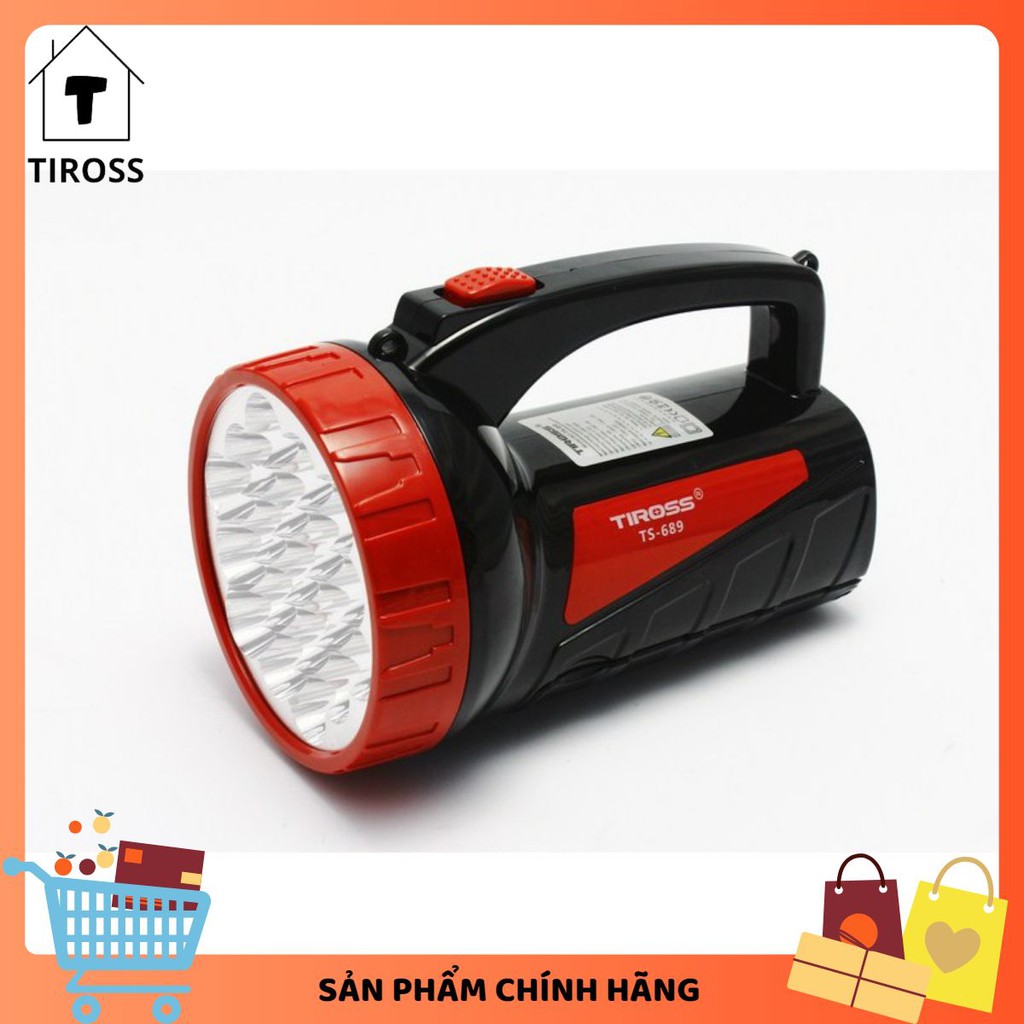 [Tiross123] Đèn Pin Xách Tay  2 trong 1 TS689, Sản phẩm chính hãng