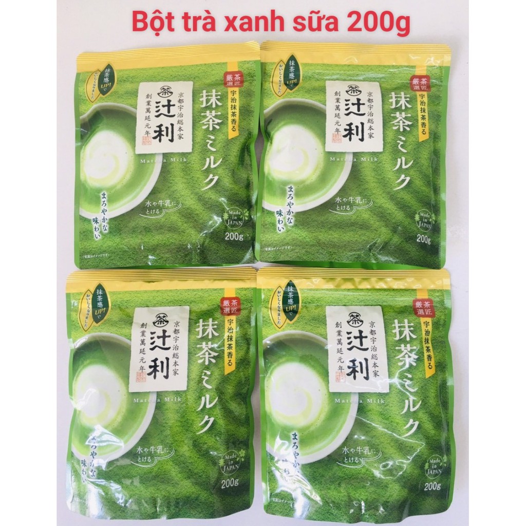 Bột Trà Xanh Sữa 200g Matcha Milk - Nhật Bản