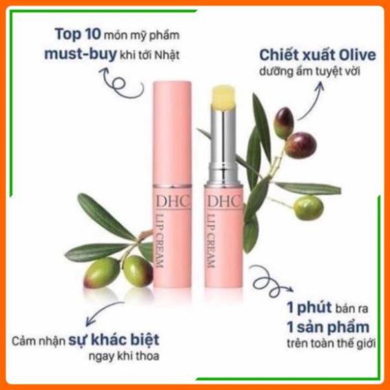 [FREESHIP TOÀN QUỐC]-[HÀNG AUTH] Son Dưỡng Môi Không Màu DHC Lip Cream 1,5gr