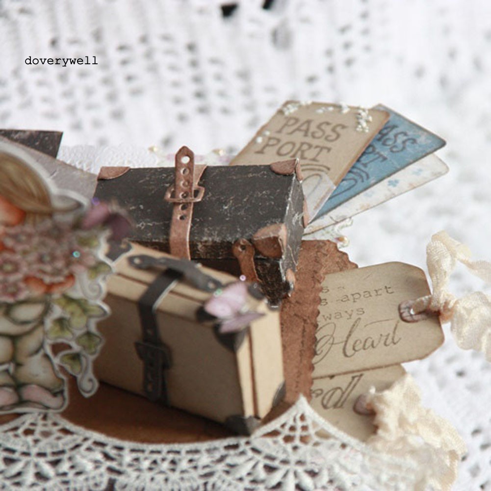 Khuôn Cắt Giấy Kim Loại Hình Vali Xinh Xắn