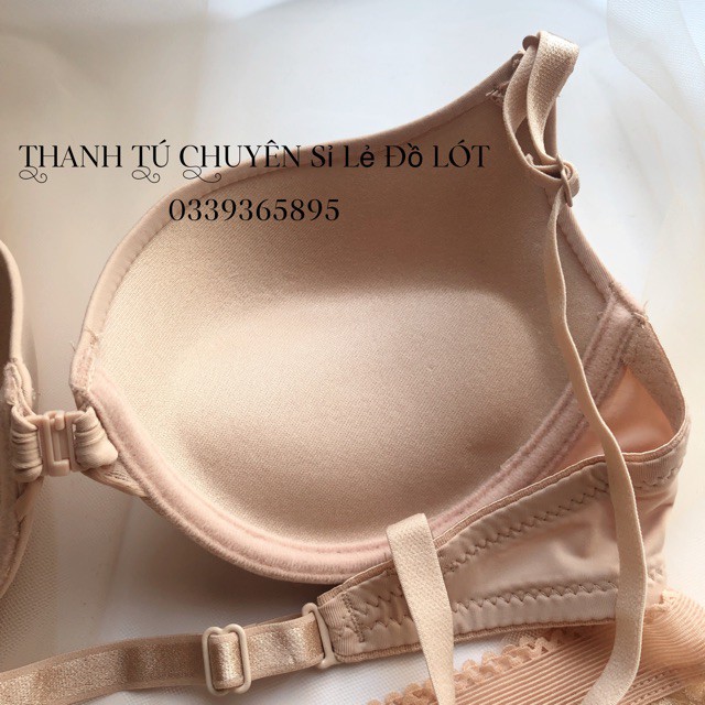 Set Bộ Đồ Lót nữ cao cấp CharmAiry dây mảnh Cài trước tạo khe có gọng nâng đẩy ngực gợi cảm 1501 (  cả bộ ) | BigBuy360 - bigbuy360.vn