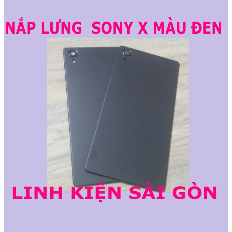 NẮP LƯNG SONY X MÀU  ĐEN