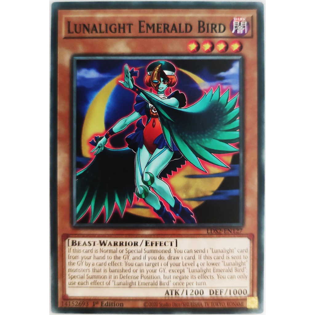 [Thẻ Yugioh] Lunalight Emerald Bird |EN| Common