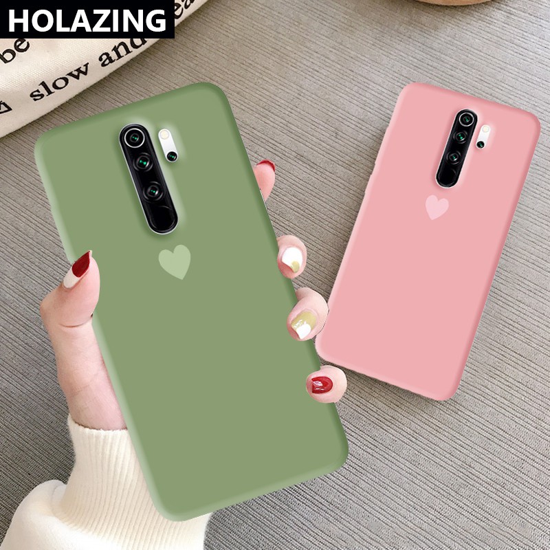 Ốp Điện Thoại Silicon Mềm Họa Tiết Trái Tim Ngọt Ngào Cho Xiaomi Redmi Note 10 Pro 9T 9 Pro 9A 9S 8A Redmi Note 8 Pro 10S No.712