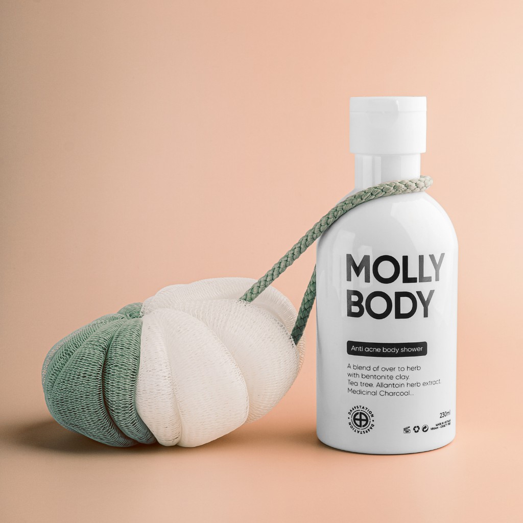 MOLLY BODY- Gel tắm than tre handmade