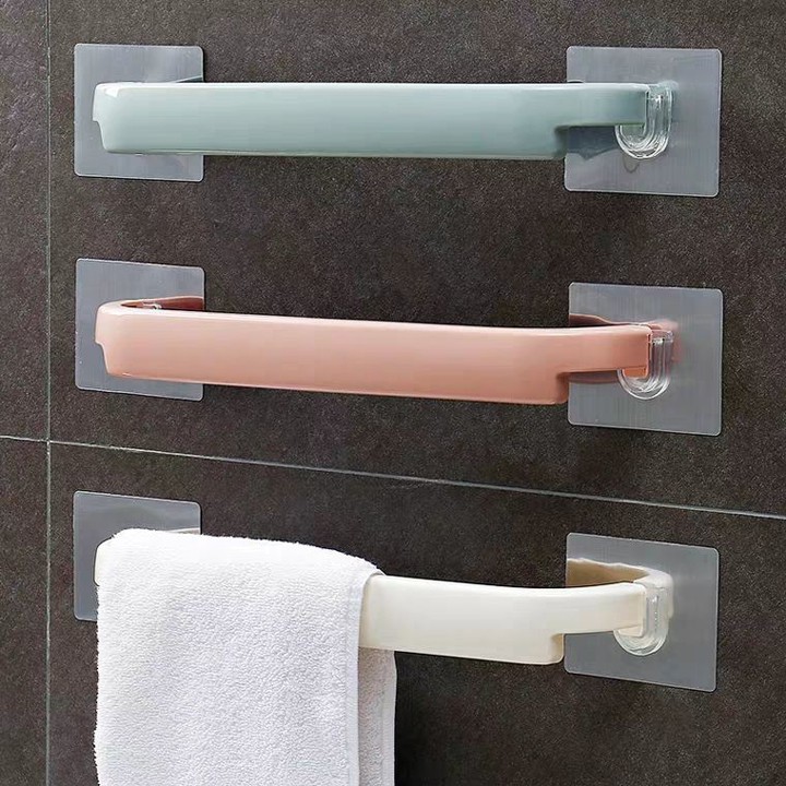 Giá treo khăn mặt - Giá treo đồ đa năng dán tường bằng nhựa (GKD01)