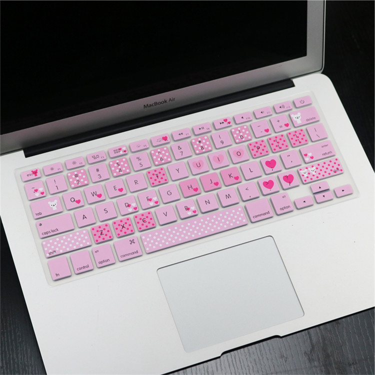 Sticker dán dạng film silicon bảo vệ cho bàn phím máy tính Apple Macbook Pro Air A1466 A1466 A1502 13/15/17 inch