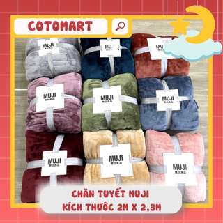 Chăn tuyết Muji chính hãng kích thước 2mx2m3 đủ màu
