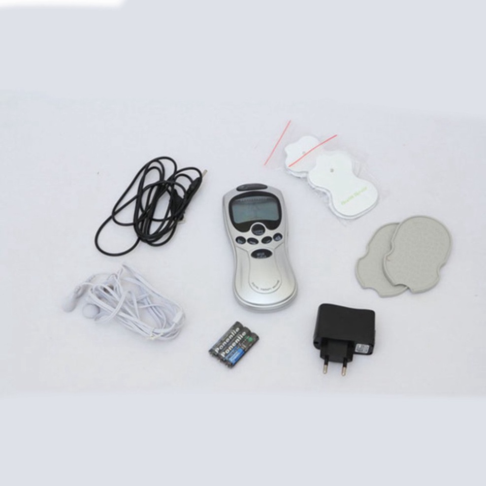 Máy massage xung điện Digital Therapy Machine SYK-208 4 miếng dán vật lý trị liệu mát xa châm cứu bấm huyệt cầm tay