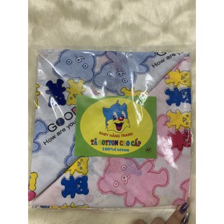 Set 10 chiếc tã chéo 100% cotton cho trẻ sơ sinh - Tấm lót vải cột chéo