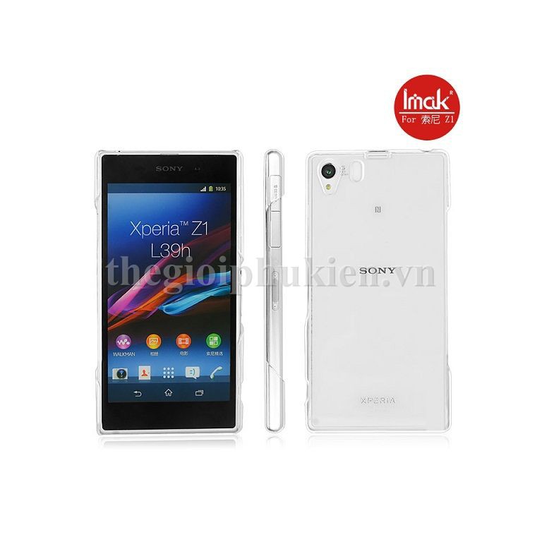 Ốp lưng trong suốt hãng IMAK cho Sony Xperia Z1 L39h, Sony Xperia Z1 Mini, Z1 Compact M51w