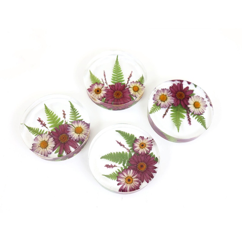 Sa Bộ Khuôn Silicon Làm Đế Lót Ly Có Tay Cầm Trang Trí Phòng Khách / Phòng Ngủ