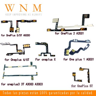 Dành Cho OnePlus X 1 2 3 3T 5 5T 6 6T 7 7T Pro Bật Nguồn Chìa Khóa + Nút Bên Âm Lượng Cáp Mềm