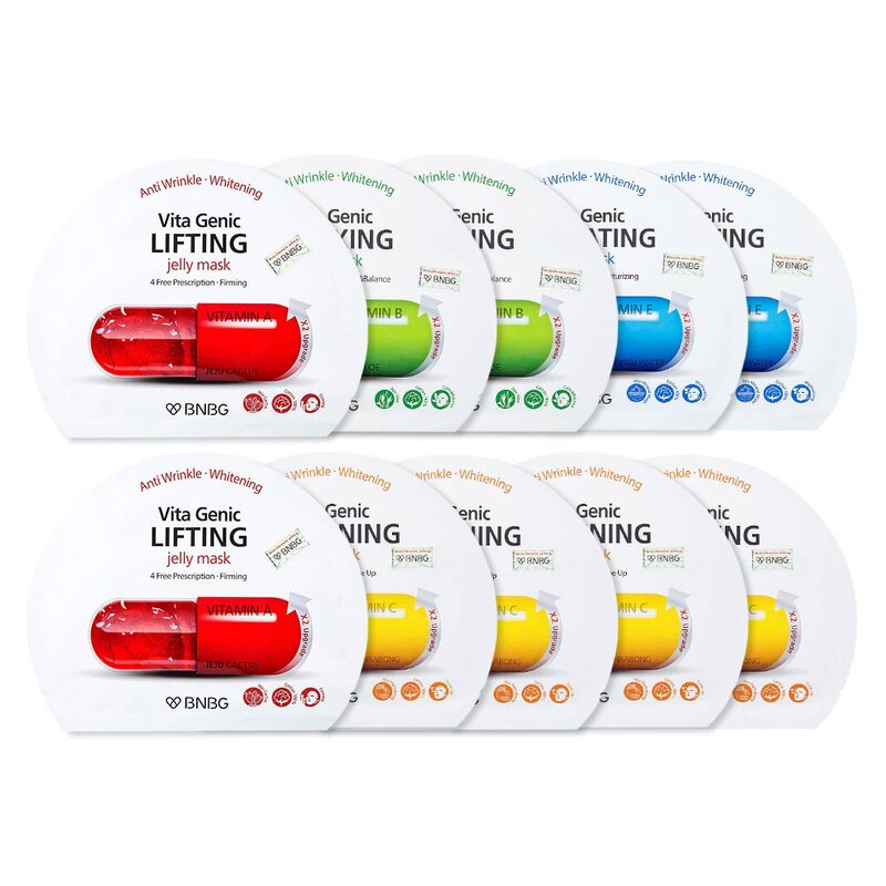 Combo 10 mặt nạ Banobagi Cung Cấp Vitamin Cho Da Banobagi Vita Genic Jelly Mask