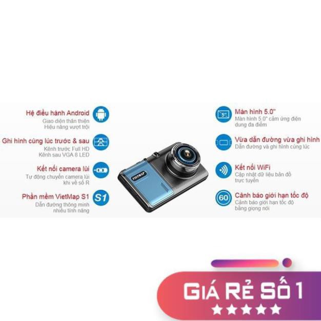 Camera hành trình Android Vietmap A50/WIFI/GPS/ADAS l