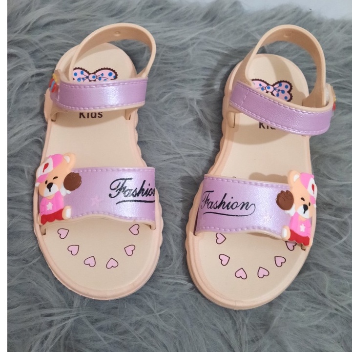 DÉP SANDAL CAO SU DẺO PHONG CÁCH HÀN QUỐC BÉ GÁI