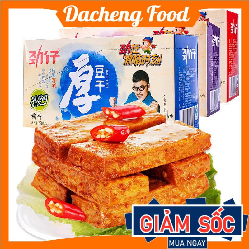 Đậu phụ trứng tươi SHEN sư phụ 1 gói 100gr đồ ăn vặt Sài Gòn vừa ngon vừa rẻ | Dacheng Food