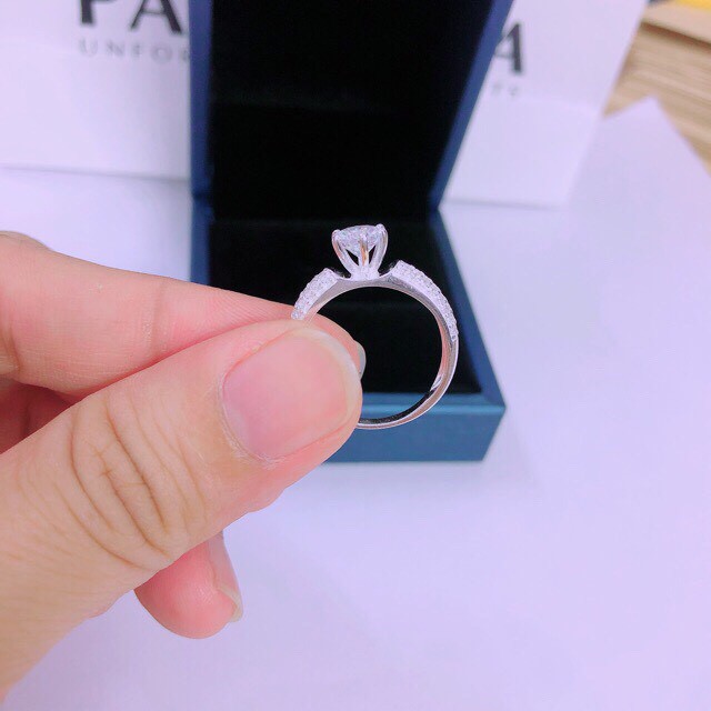 NHẪN NỮ BẠC Ý CAO CẤP LINH MIU SILVER