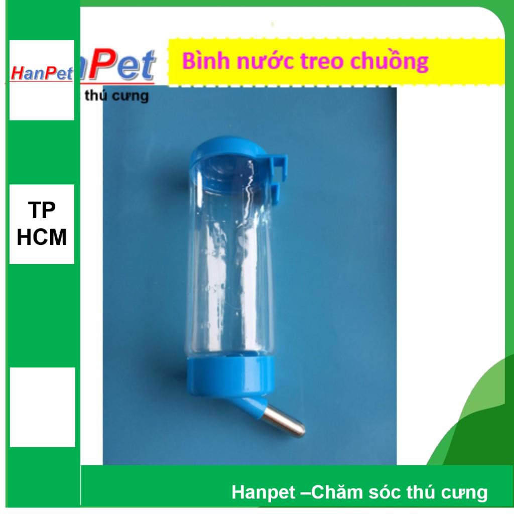 Bình uống nước tự động treo chuồng thú cưng (lBình nhỏ 400ml) hanpet 379