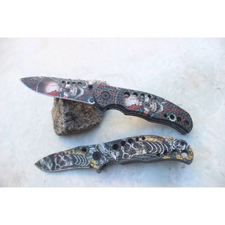 Dao phượt Skull 3D cao cấp siếu sắc nét
