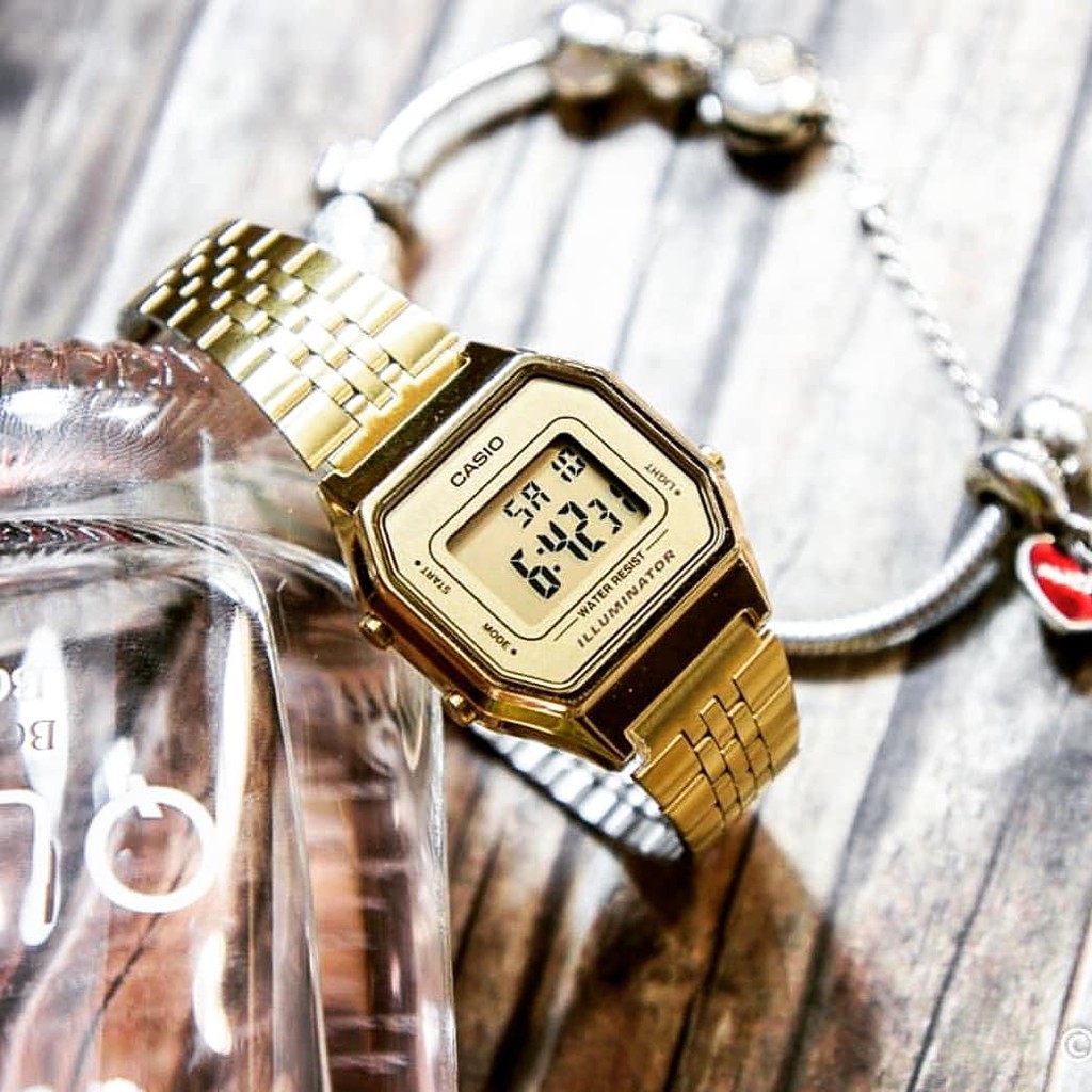Đồng hồ Casio Nữ LA680 chính hãng bảo hành 1 năm Pin trọn đời