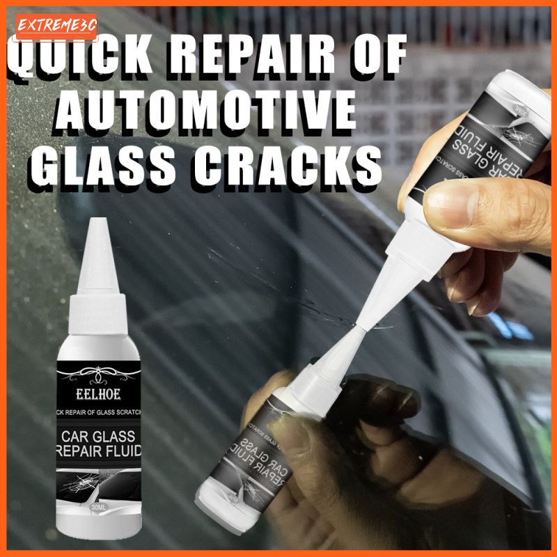 30ml eelhoe Xe Kính Chắn Gió Sửa Chữa Công Cụ TỰ LÀM Keo Đóng Rắn Tự Động Glass Scratch Nứt nứt dính 【 Extreme3C 】