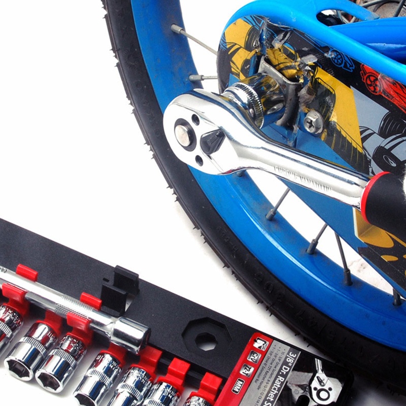 Set 15 Phụ Kiện Ổ Cắm 1 / 4 &quot;Chuyên Dụng Cho Cờ Lê 4-14mm 13 Ổ Cắm Cr-V