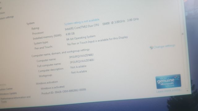 Trọn Bộ Máy Vi Tính Mạnh Ngang ~i3 Ram 4GB Ổ Cứng 500Gb + Màn Hình Sam Sung 17in | BigBuy360 - bigbuy360.vn