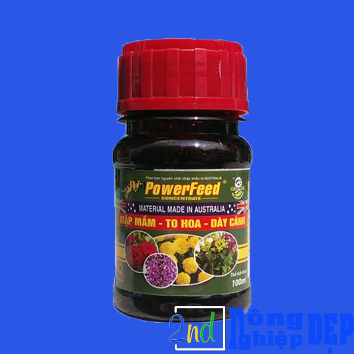 Phân Cá KHÔNG MÙI PowerFeed 100ml - Siêu Đẻ Nhánh