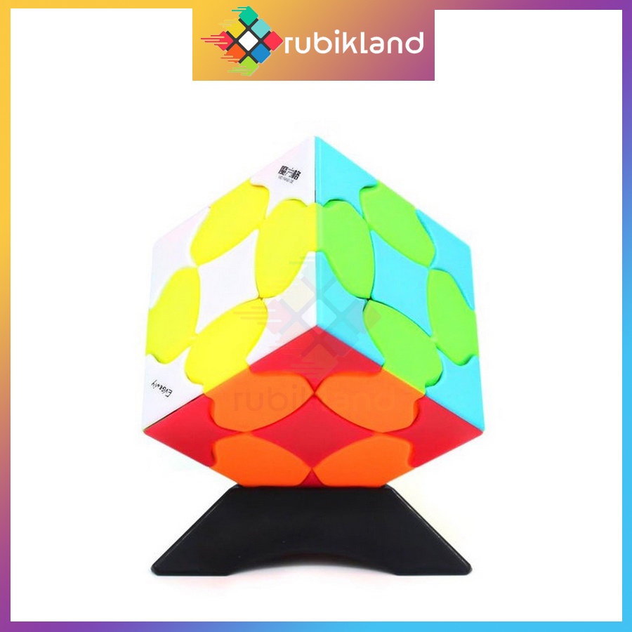 Rubik Biến Thể QiYi Fluffy Cube Rubic 3 Tầng Stickerless 3x3 Đồ Chơi Trí Tuệ