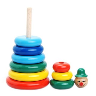 Đồ chơi gỗ mô hình vietoys hề tháp