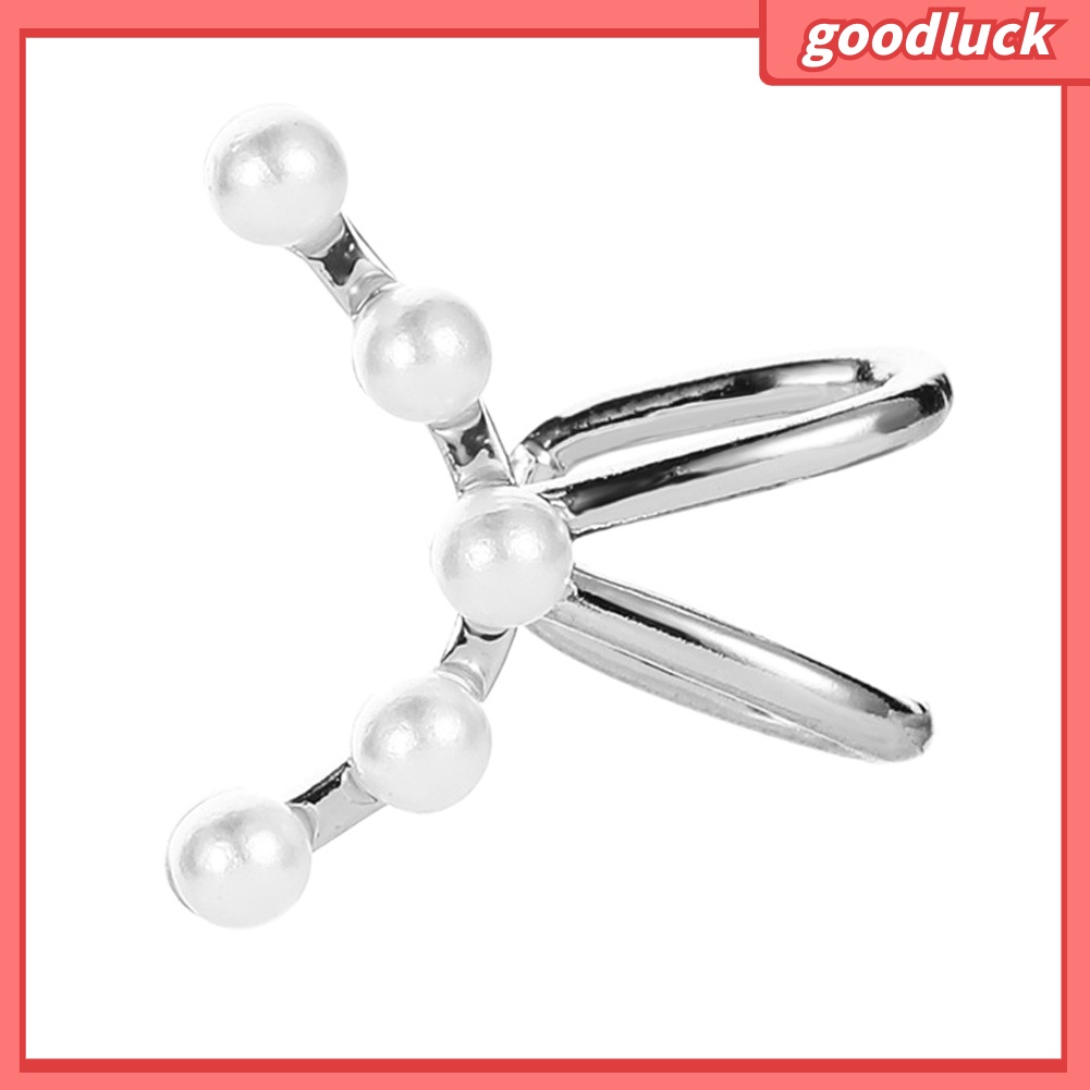 1 Khuyên Vành Tai Đính Ngọc Trai Giả Thời Trang Cho Nữ