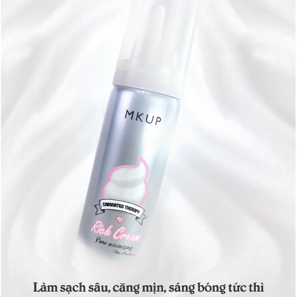 [Mã FMCGM50 - 8% đơn 250K] Mặt nạ sủi bọt thải độc 65ml MKUP Cloudy Deep Pore Cleansing Awakening Mask