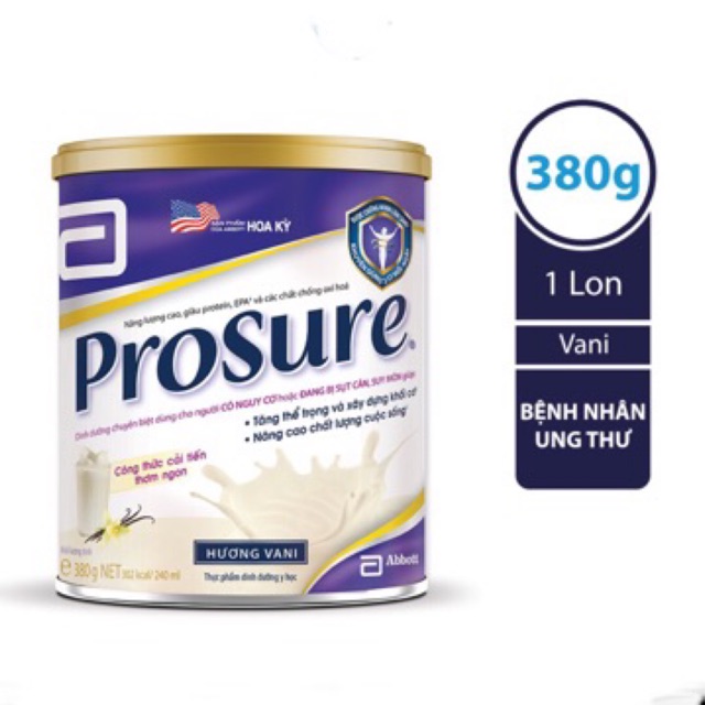 Sữa Bột Abbott Prosure Hương Vani (380g)