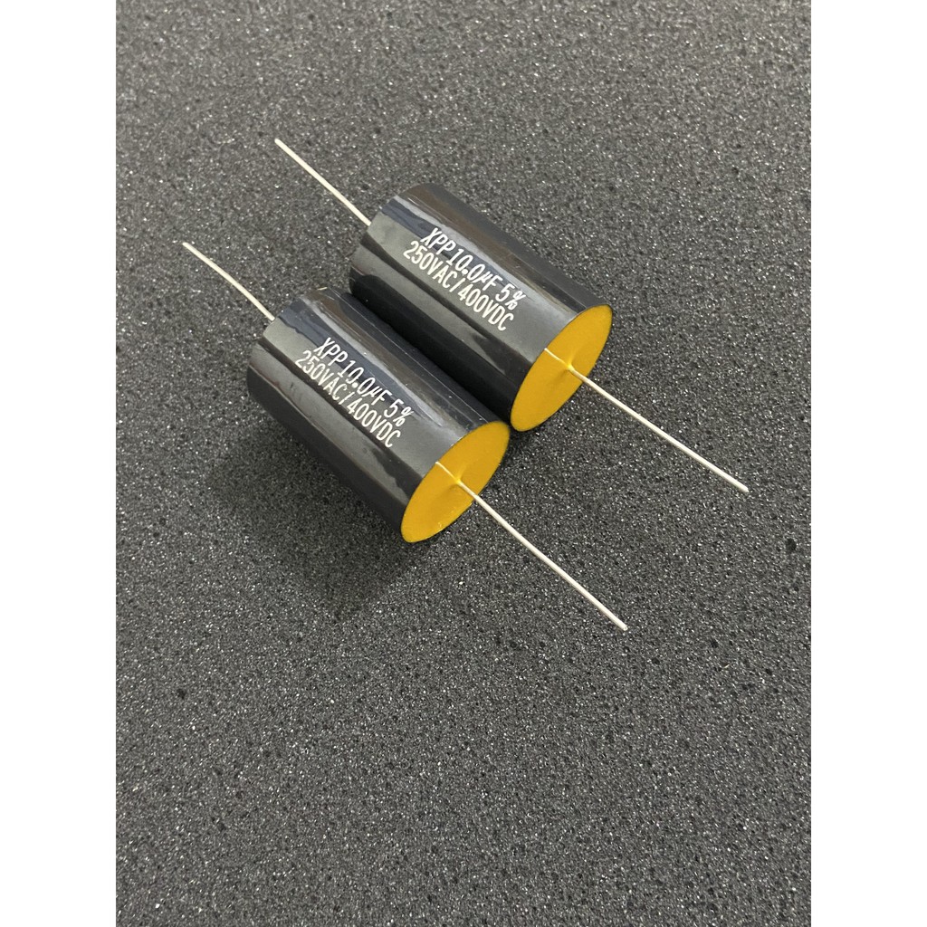 Tụ lọc phân tần cản loa treble 10uf 400v hàng cao cấp