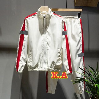 Set quần áo phản quang unisex nam nữ chất kaki cực đẹp - CT235