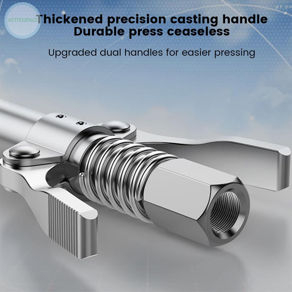 Grease Seal Coupler Double Handle Locking Pliers Flat Gear Grease Nozzle Grease Guns