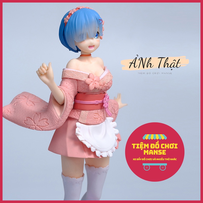 Mô hình chibi Re:zero dễ thương đáng yêu cô gái Ram bền màu