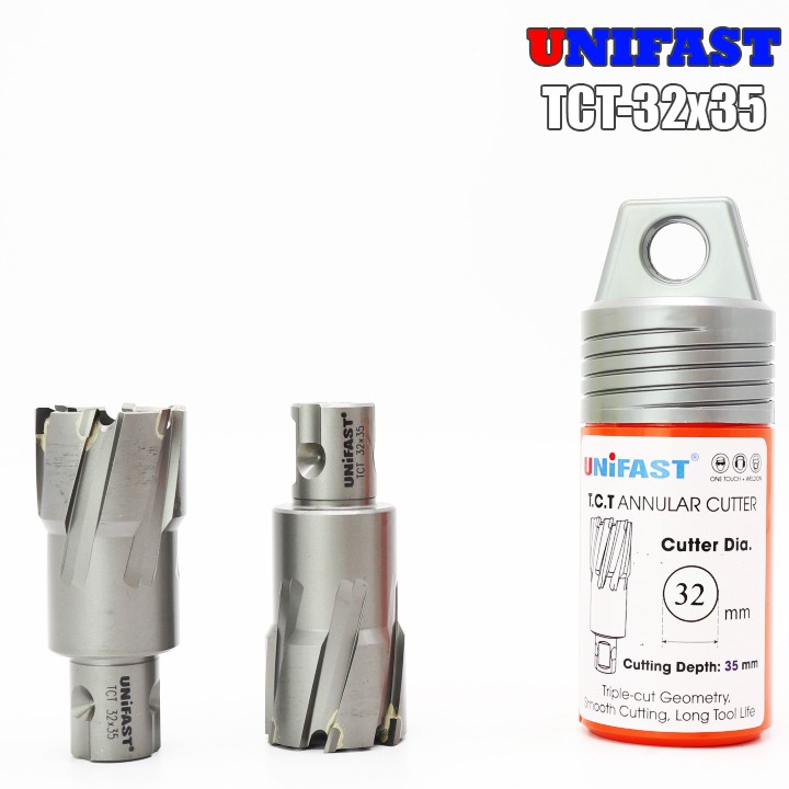 Mũi khoan từ Unifast phi 32 loại tốt khoan inox