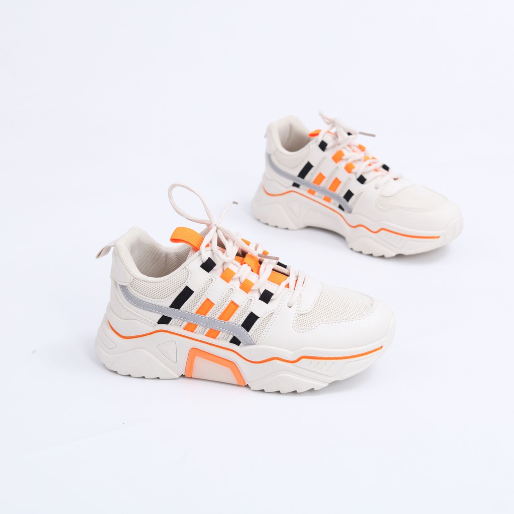 Giày Sneaker Hai Sọc Dạ Quang Pixie X627