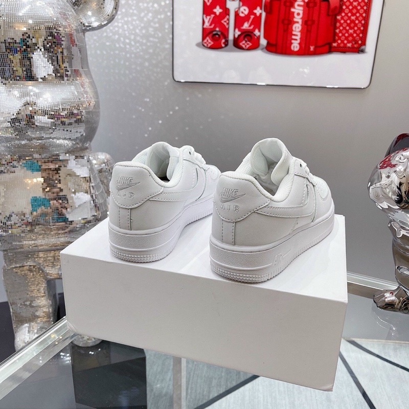 Giày Nike Air Jordan Trắng Cổ Thấp, Giày Sneaker AF1 nam nữ thể thao cao cấp