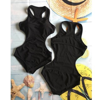 Act cool Bikini 1 mảnh đen cut out siêu hot Cực cute