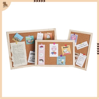 Bảng ghim gỗ bần tặng kèm bộ phụ kiện ghim bảng