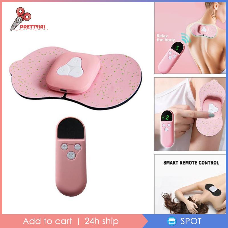 [Hàng mới về] Miếng dán cơ thể mini màu hồng mát-xa giảm đau đa dụng