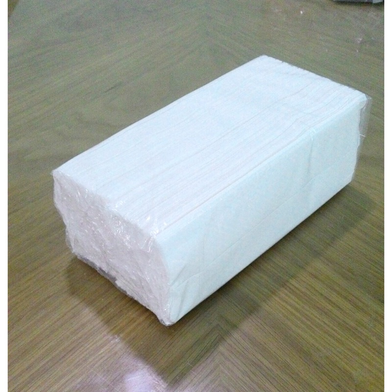 Giấy lau tay đa năng 2 lớp gấp 2 100 tờ, dai, thấm hút