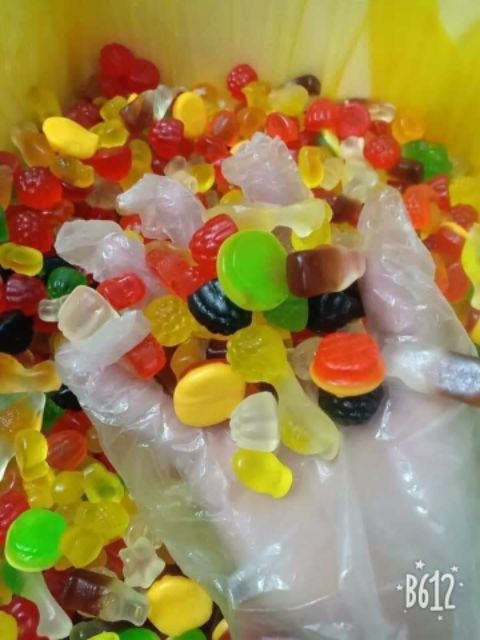 hủ PET-300gr kẹo chip chip tuổi thơ