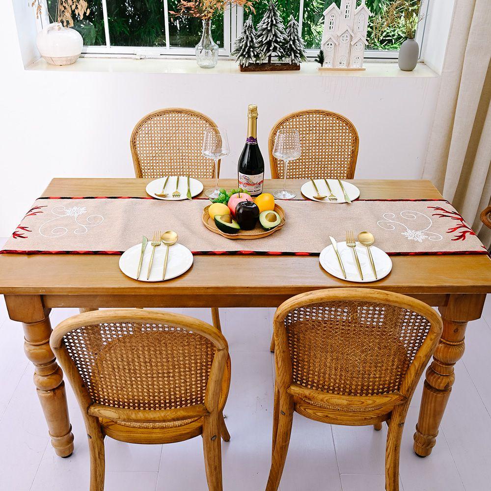 ZAIJIE24 Khăn Trải Bàn Trang Trí Giáng Sinh Ốp
