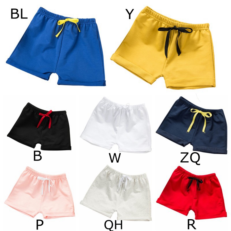 Quần short cotton phong cách thể thao cho bé